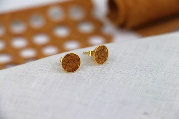 Upcycling Kork Ohrringe