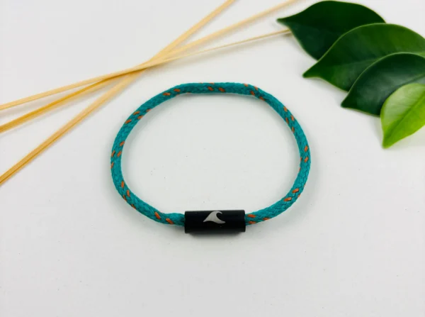Geisternetzarmband Blau/Orange