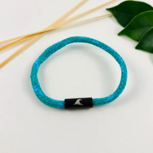 Geisternetzarmband Blau/Türkis
