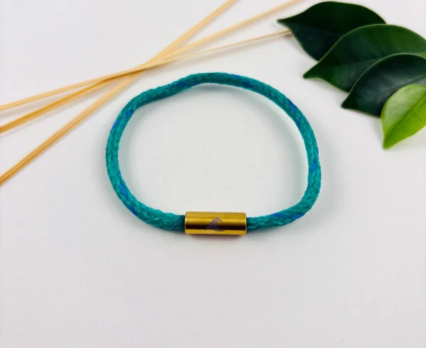 Geisternetzarmband Grün/Blau – Bild 2