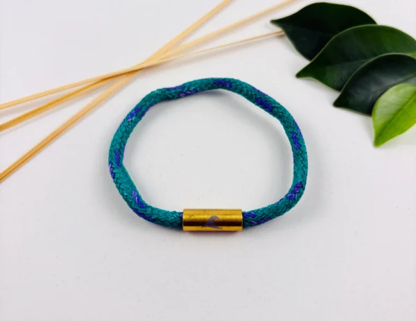 Geisternetzarmband Blau/Lila – Bild 2