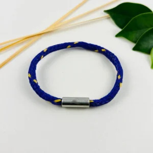 Geisternetzarmband Lila/Gelb