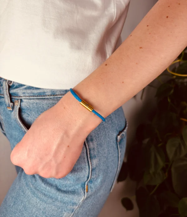Geisternetzarmband Blau – Bild 5