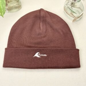 Bio-Baumwollm&uuml;tzen | Dunkelrot | Bestickt